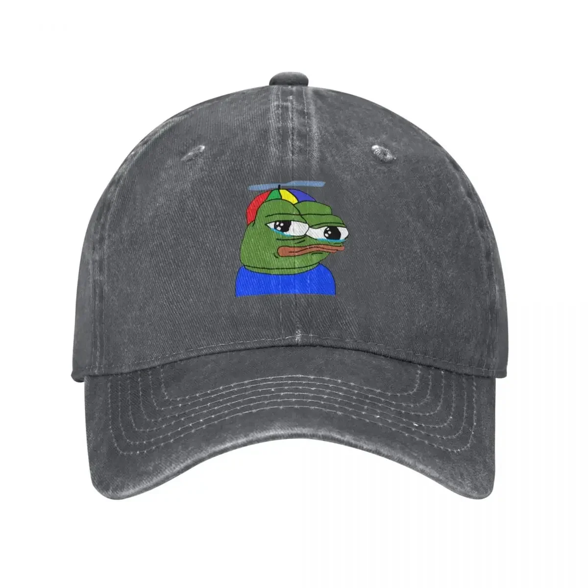 Gorra de Béisbol Emote PEPO SAD, Gorra de Diseñador de Marca de Lujo | -F- |   Sombreros de cosplay para hombres y mujeres