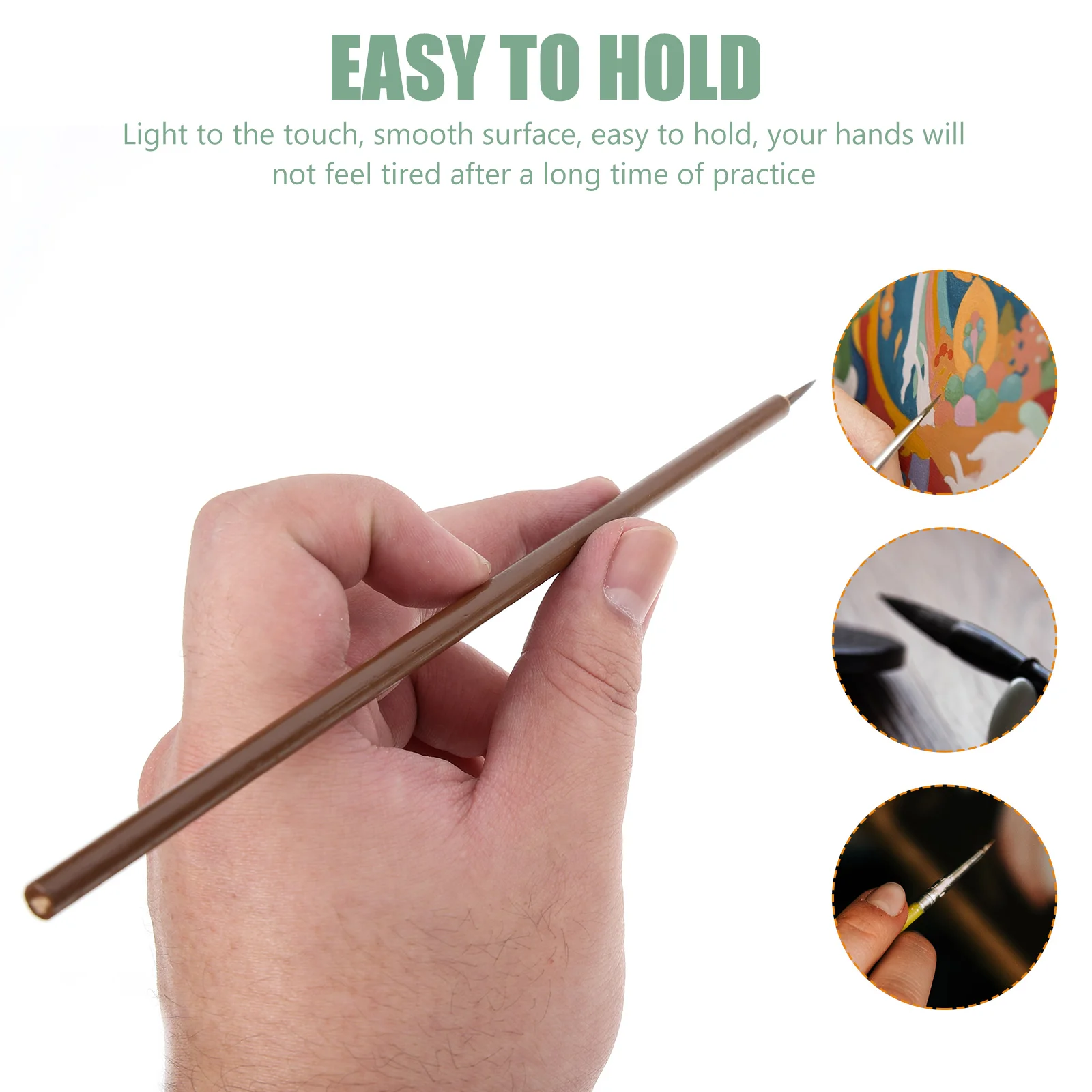 12Pcs Chinese Calligraphy Brush Set Different Sizes for Beginners Art Students Performance Price Reasonable