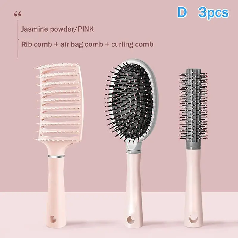 Anti-Static Air Cushion Detangling Brush Curly Hair Wig Styling Comb Reduces Hair Loss Portable Hairbrush Boosts Root Volume Use