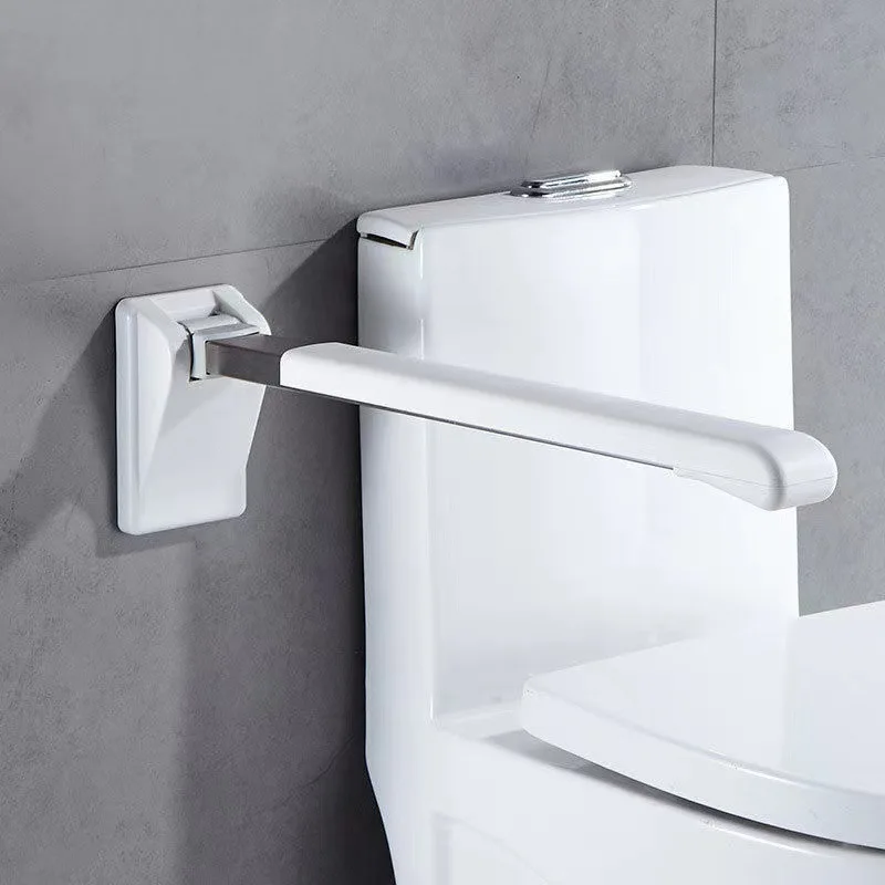 

Wall Elderly Fixed Grab Bar Toilet Support Stainless Disabled Handle Punch-Free Folding Handrail Bathroom Accessories