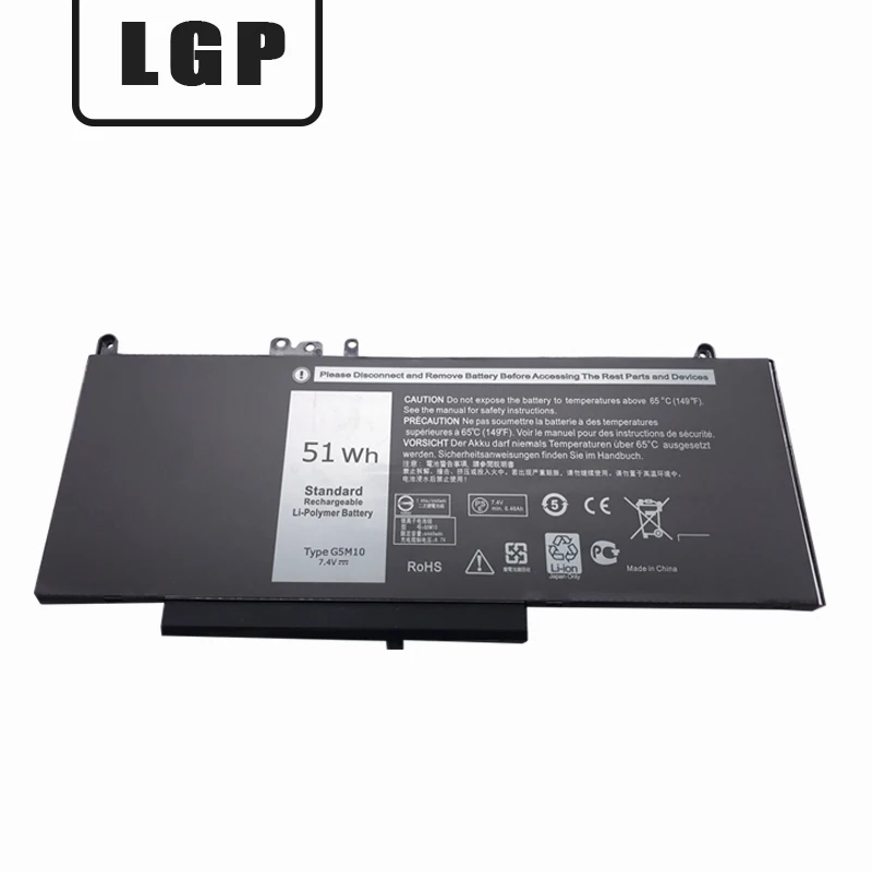 

LGP New G5M10 Laptop Battery For Dell Latitude E5250 E5450 E5550 7.4V 51WH