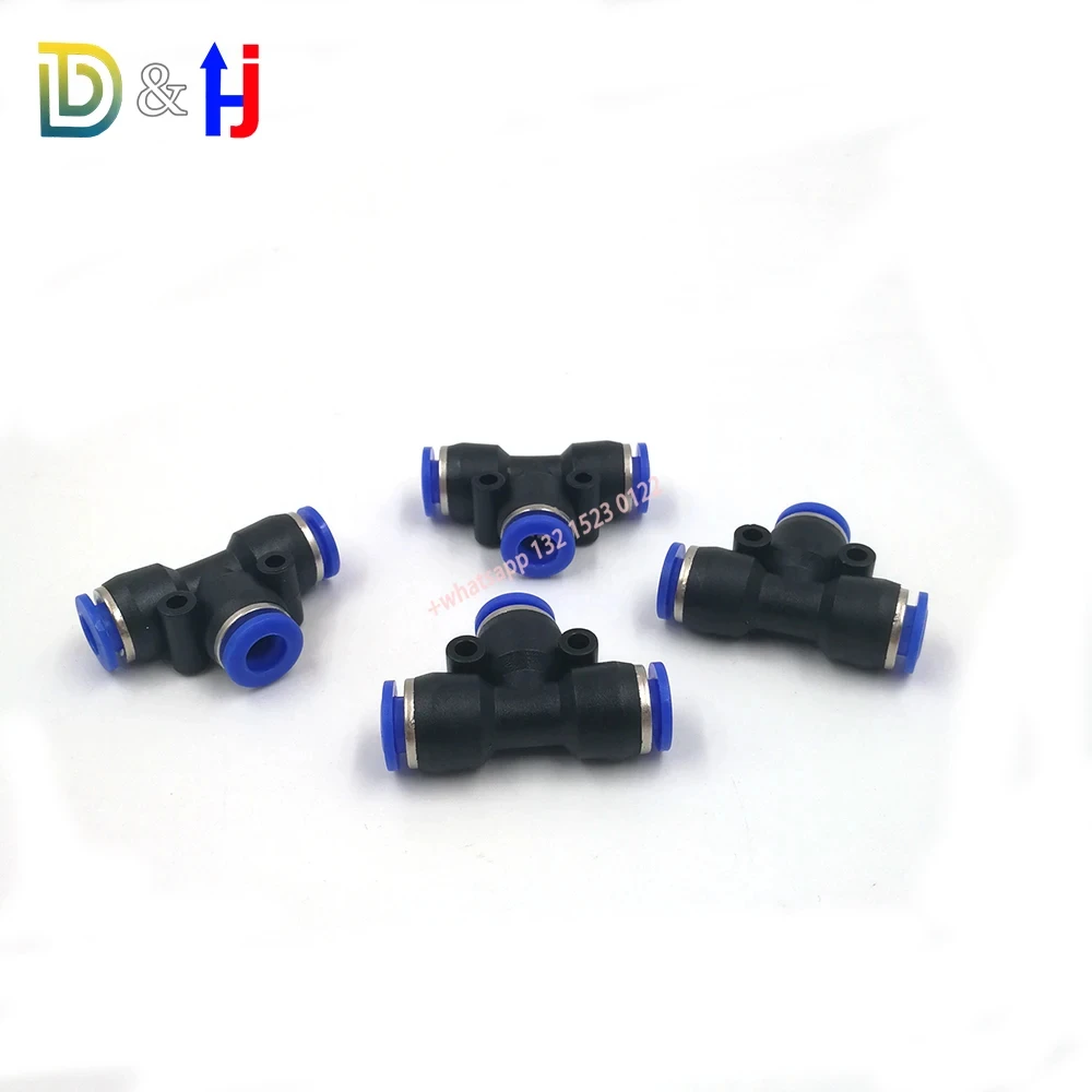 

4/6/8/10/12mm Pneumatic Fitting Pipe Air Connector Tube Quick Release Fittings Water Push In Hose Plastic Connectors