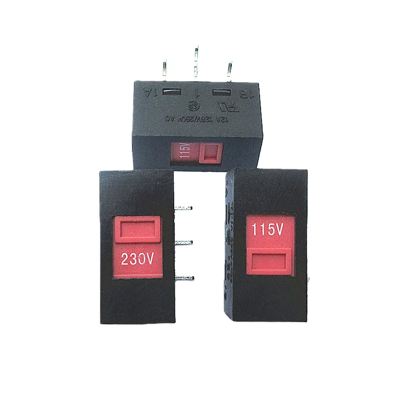 5pcs Voltage conversion switch 115V to 230V, sliding switch 110V-220V power conversion switch toggle switch