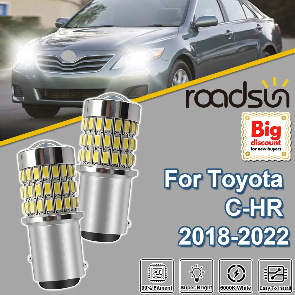 

Roadsun 2 шт. для Toyota C-HR 2018-2022 1157 P21/5W Canbus LED линзованные лампы-проекторы для указателей поворота 2019 2020 2021 Аксессуары