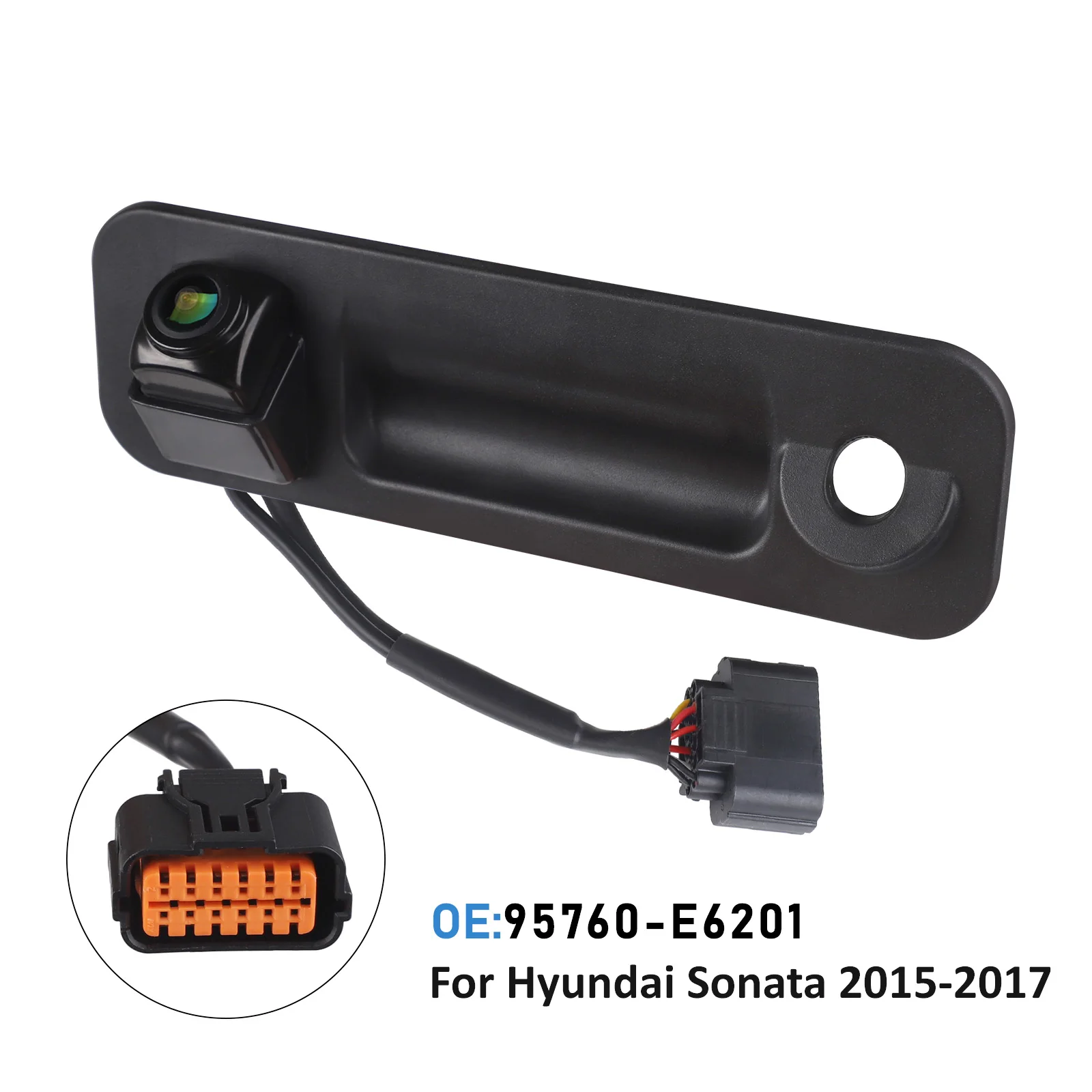 

CNSPEED Backup Camera Trunk Lid Lock Tailgate Handle Rear View Camera for Hyundai Sonata 2015 2016 2017 95760-E6201 95760-C2101