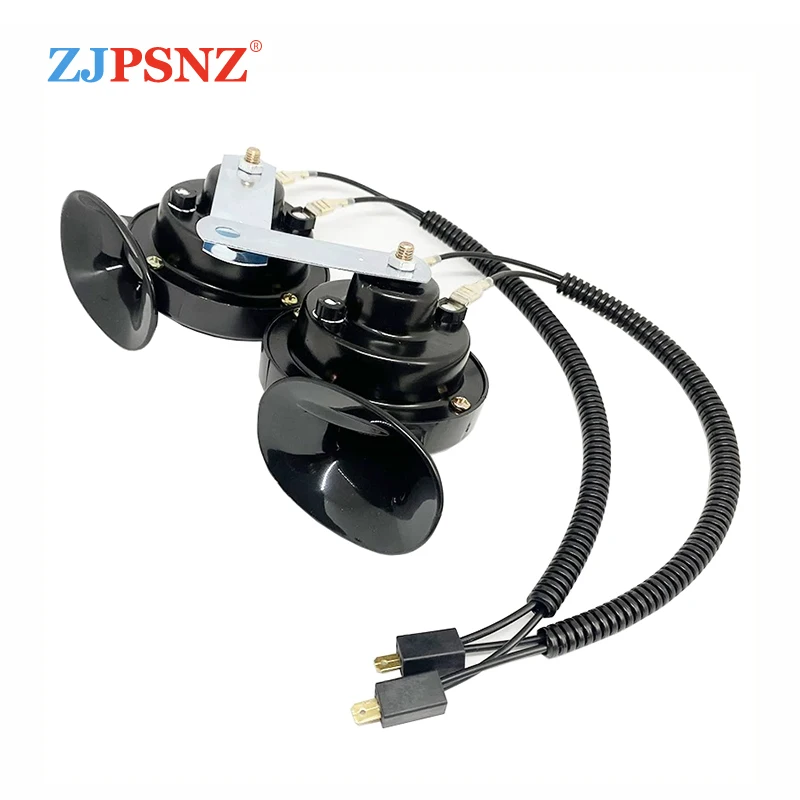 Hornstecker 4-adrig, 1-zu-2-Hornkabelbaum, zerstörungsfreie Installation für Auto-Doppelhorn-Upgrade, Nachrüst-Hornbuchsenadapter