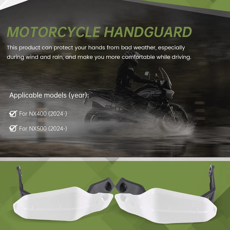 

M0t-rMotorcycle Accessories Handguard Hand Guard Fairing Shield Protector Windshield for Honda NX400 NX500 2024