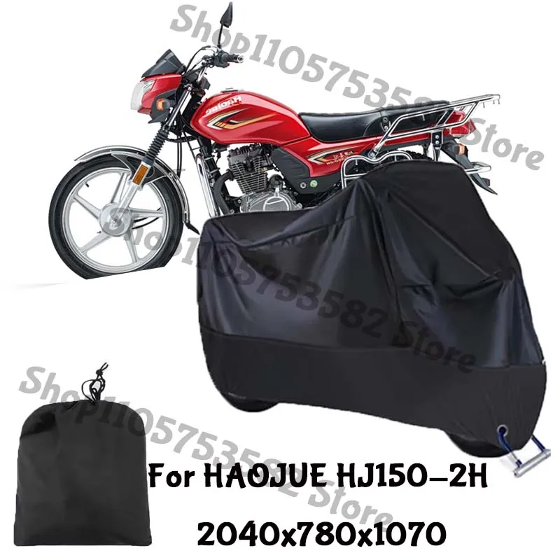 Motorcycle Full Covers For HAOJUE HJ150-2H Car Outdoors Sun Protection Dust No Ear Thickened Oxford Clothcover Accessories