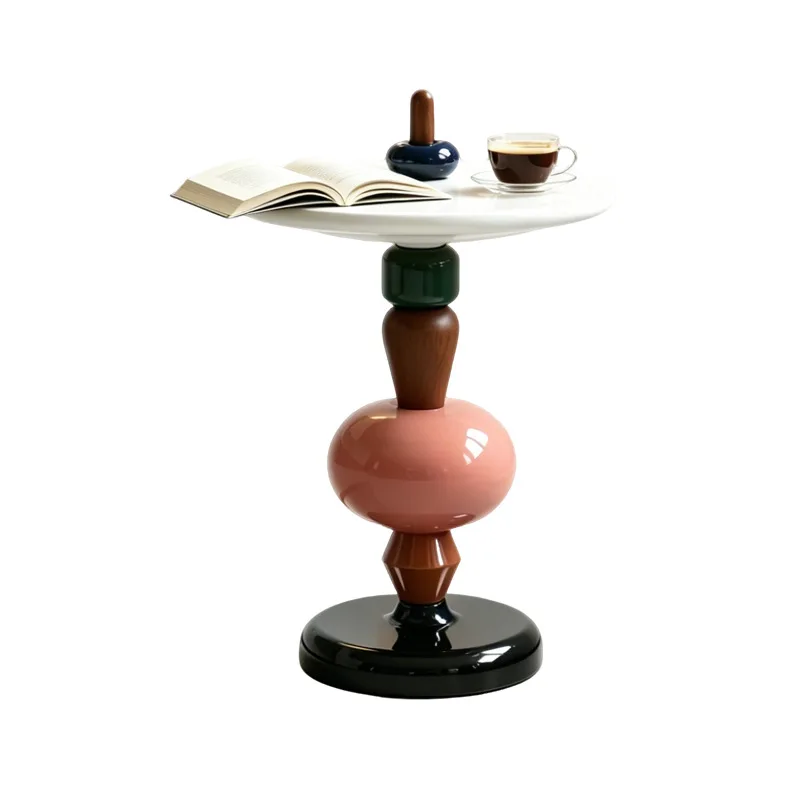 

Sugar gourd side few DIY fiberglass Italian new products high-end small apartment side few creative bedside table