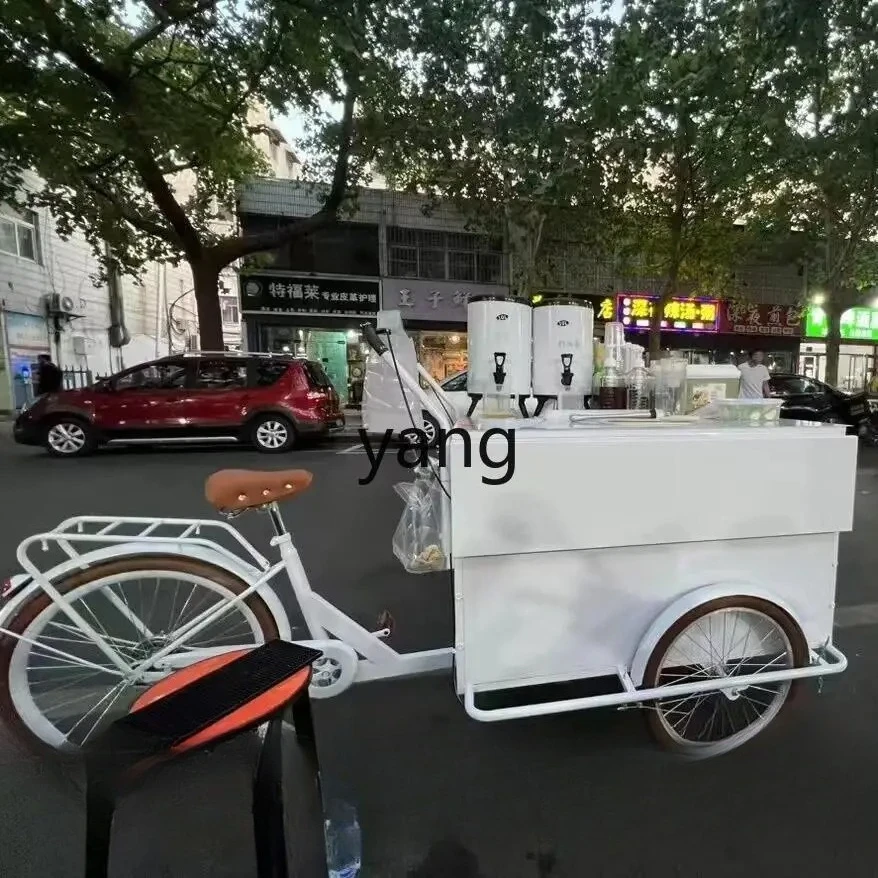 lmm1  reverse ride three-wheeled stall car coffee dessert mall promotion three-wheeled rickshaw decorative ornament