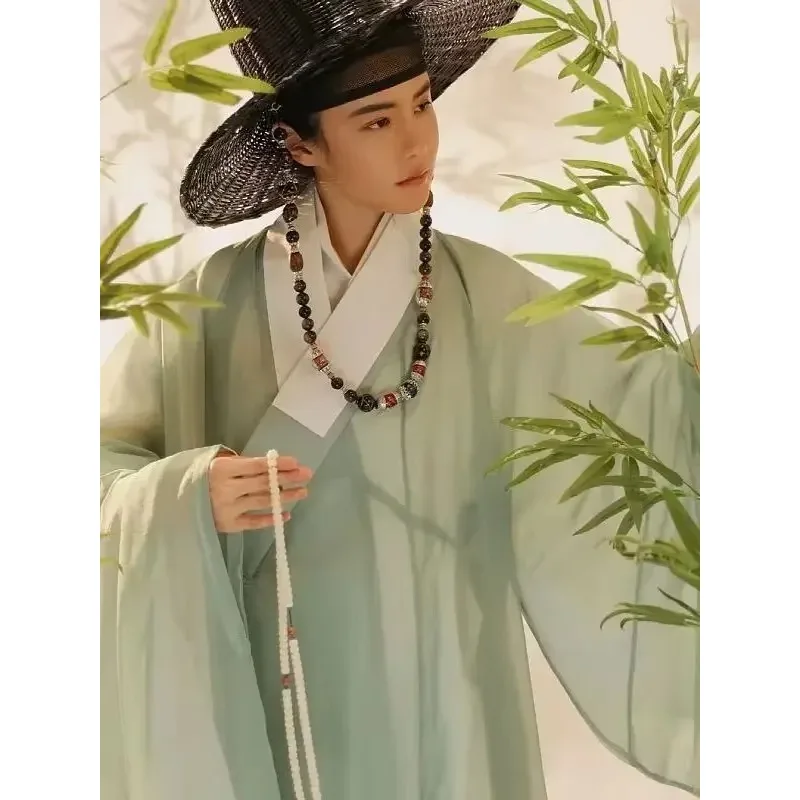 

Disfraz Original de Hanfu chino antiguo para hombre, ropa tradicional de la dinastía Ming, Hanbok para graduación