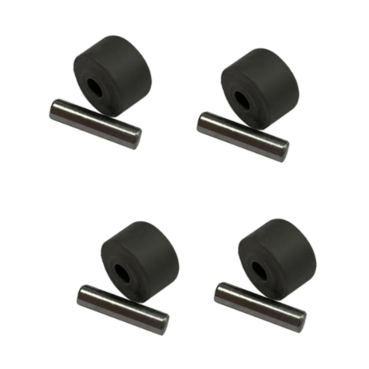 Rodas de vácuo de substituição para xiaomi dreame h12/h13/h20/m13s, 4 unidades, máquina de purificação de piso, cabeças motorizadas, pequeno eixo, imperdível