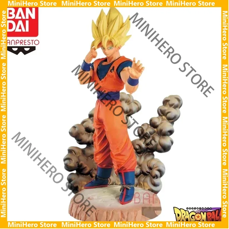 

В наличии: Оригинальная коллекционная фигурка Сон Гоку из Dragon Ball от Bandai Banpresto, масштаб 1/8, ПВХ, для демонстрации