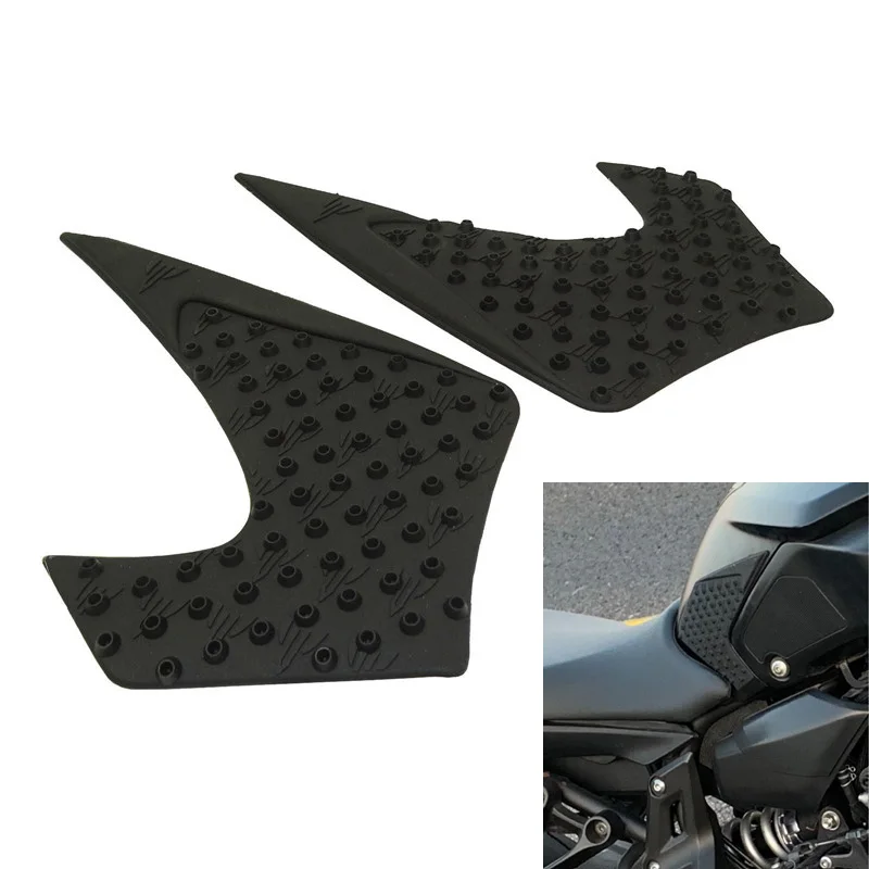 

Motorbike For Yamaha MT-07 MT07 2013 2014 2015 2016 2017 Tank Pad Protector Sticker Decal Gas Knee Grip Tank Traction Pad Side