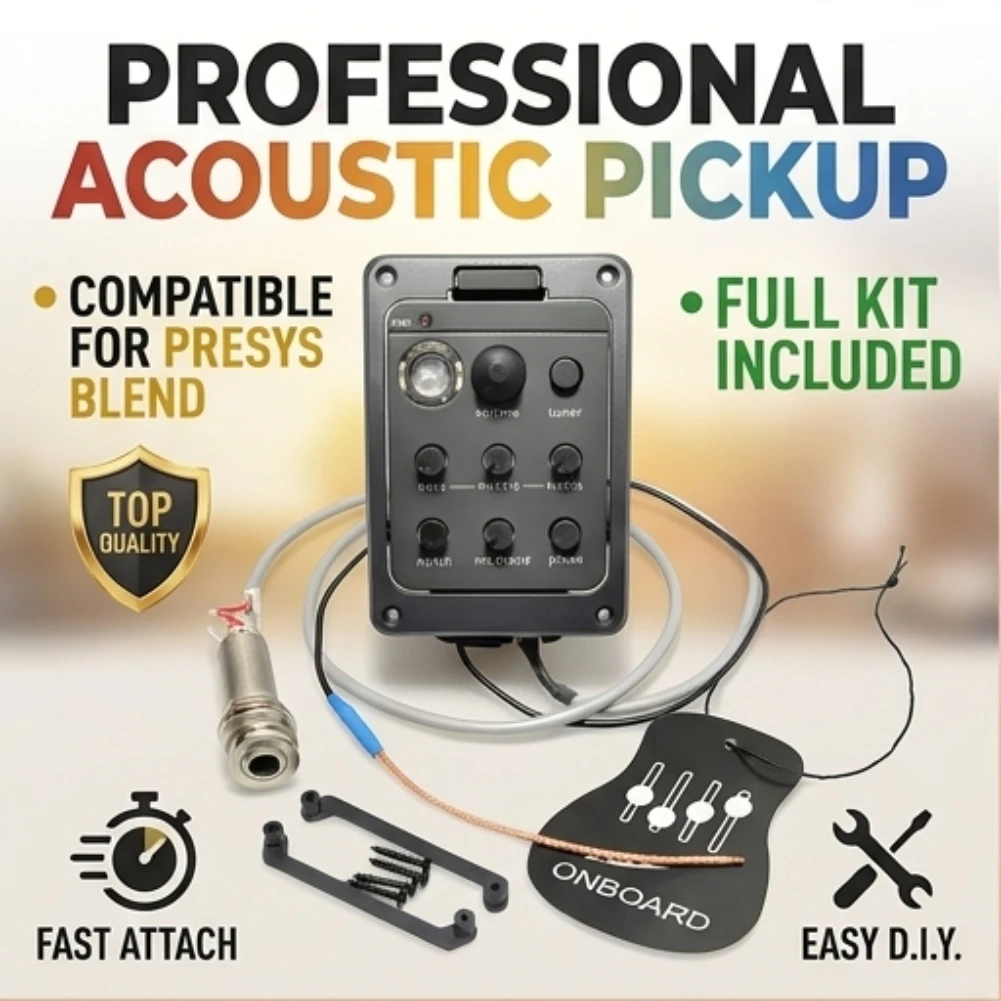 

Replacement Guitar Pickup for Fishman Presys Blend 301 Acoustic Guitar Preamp EQ Equalizer with Mic Beat Board Tuner