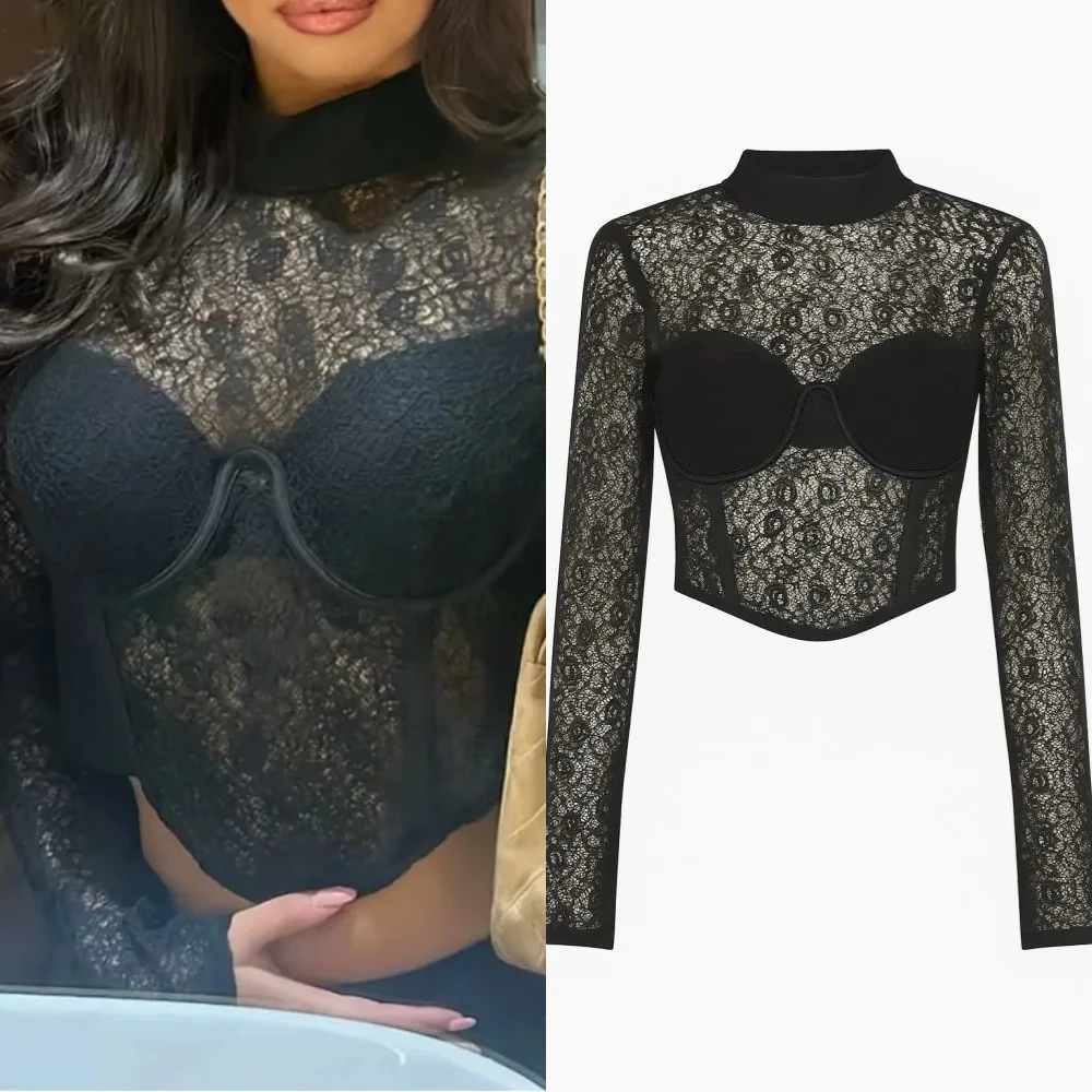 Vestidos de ocasión a medida de manga larga negros con cuello redondo personalizados, vestidos elegantes y sexis de encaje ajustados, vestidos para ocasiones especiales de moda