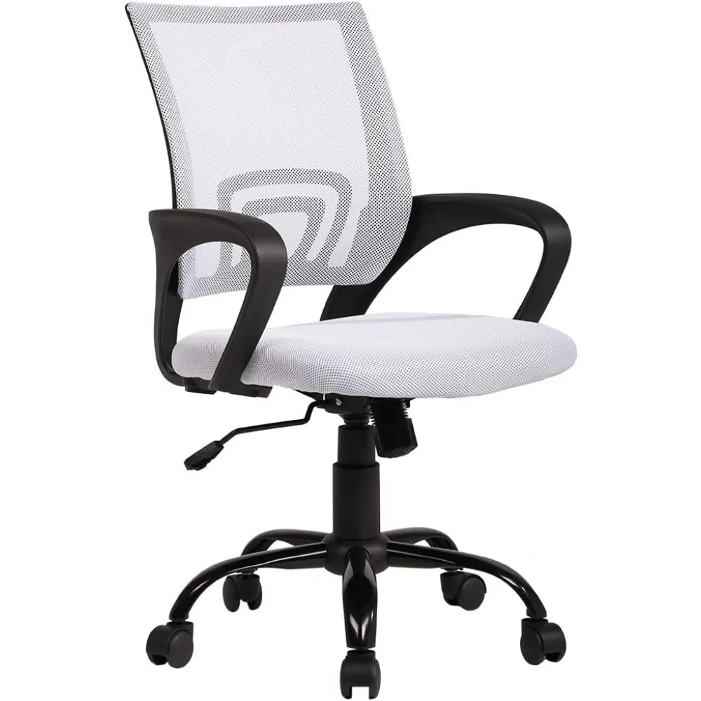 

Ergonomic Office Chair Mesh Cheap Desk Chair Task Computer Chair Lumbar Support Modern Executive Adjustable Rolling Swivel