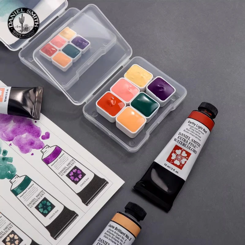 DANIEL SMITH 2025 nowy 6 kolorów pigment akwarelowy kolor skóry/rif koralowy różowy artystyczny akwarela materiały artystyczne — zdjęcie produktu 5