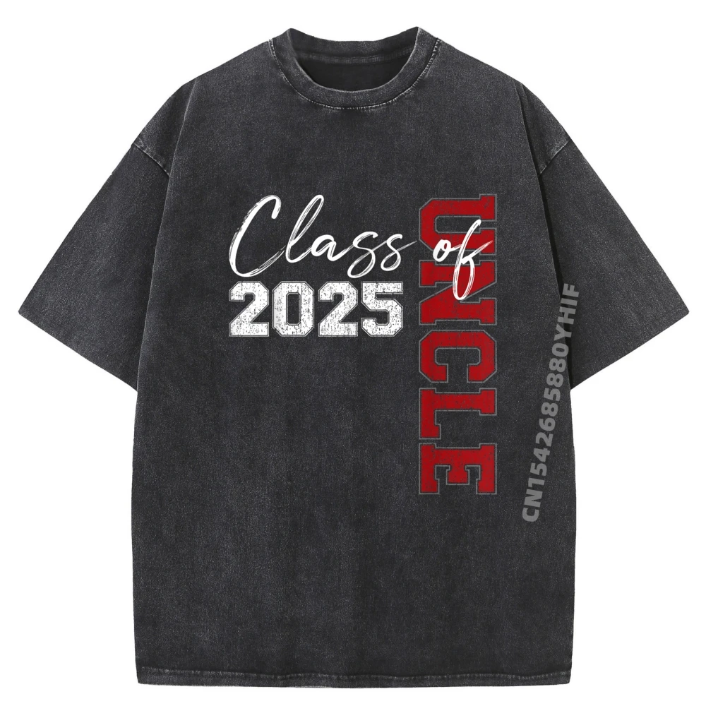 

Uncle Senior 2025 Proud Of Cotton women's Printed Tees Cool Fashion Tshirts Slogan T Shirts Newest Simple Washed Shirt