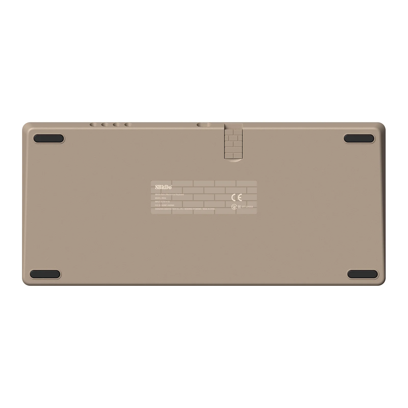 8bitdo คีย์บอร์ดกลไกย้อนยุครุ่น C64บลูทูธ/2.4G/USB-C คีย์บอร์ดเกมแบบถอดเปลี่ยนได้ด้วยความร้อน87ปุ่มสำหรับ Windows Android