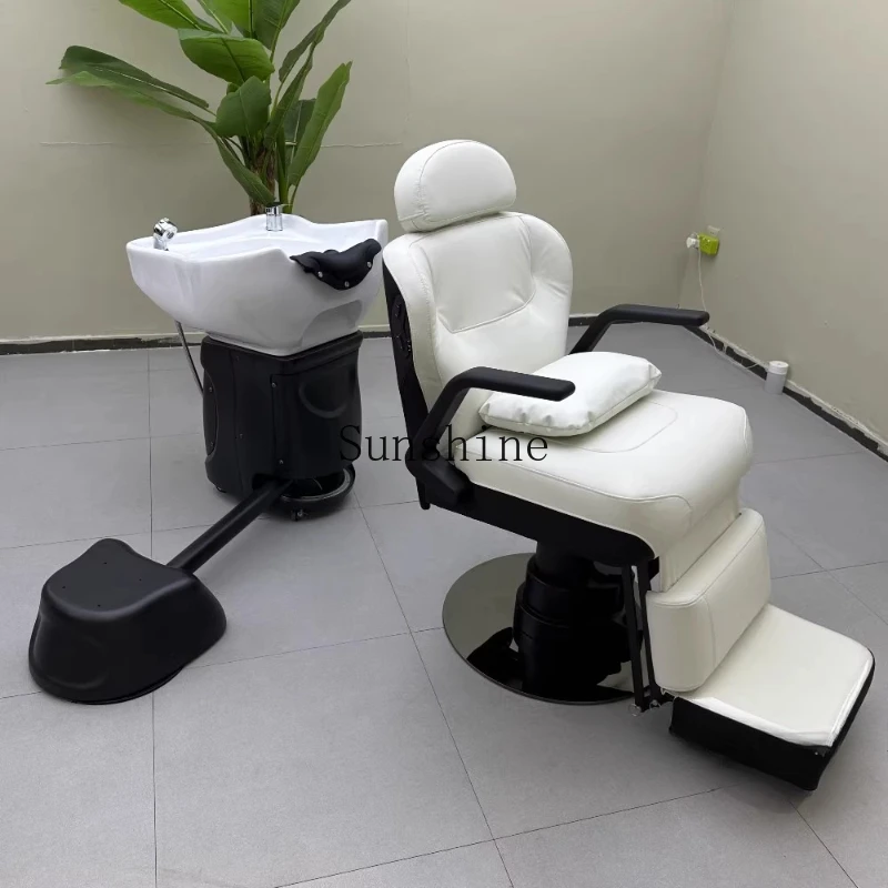 

Split physiotherapy electric lift hair salon shampoo bed chair hair salon special