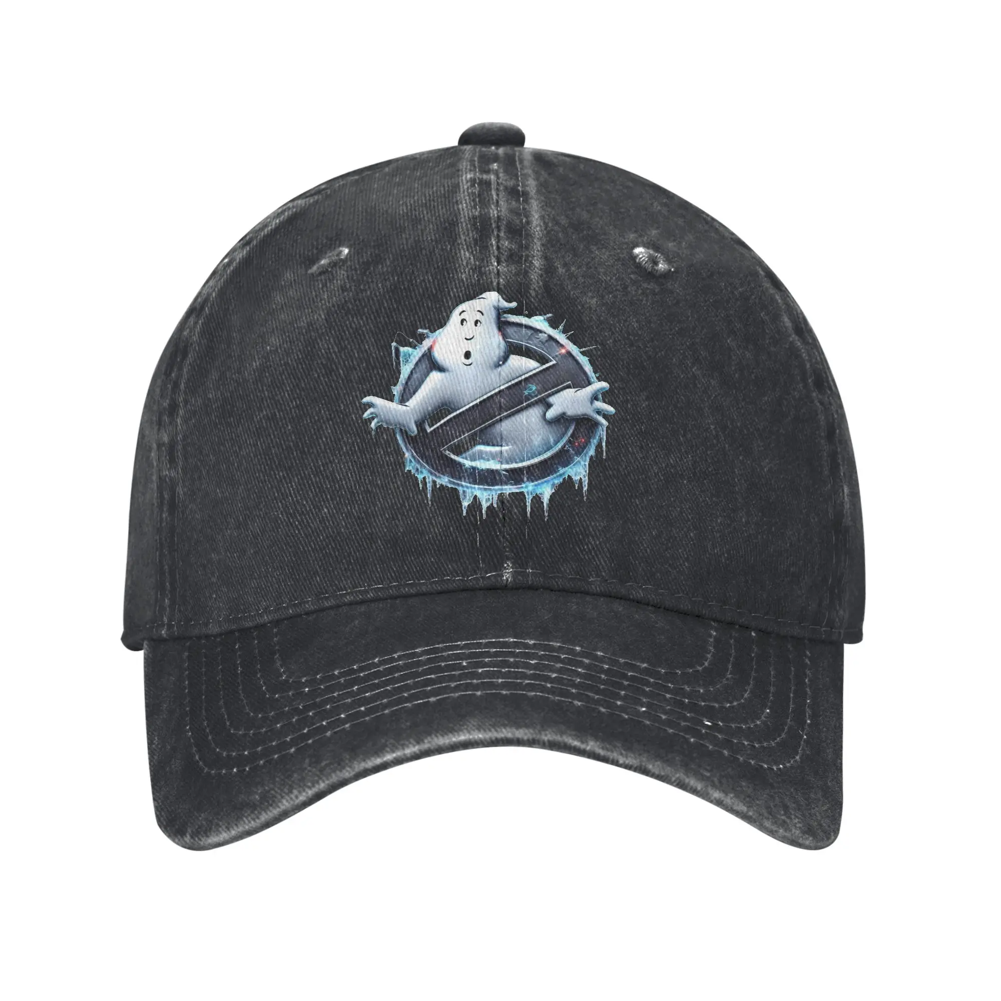 Ghostbusters Empire Unisex Style Baseball Cap Ghost Busters Washed Caps Hat Vintage Outdoor Travel Adjustable Fit Snapback Hat