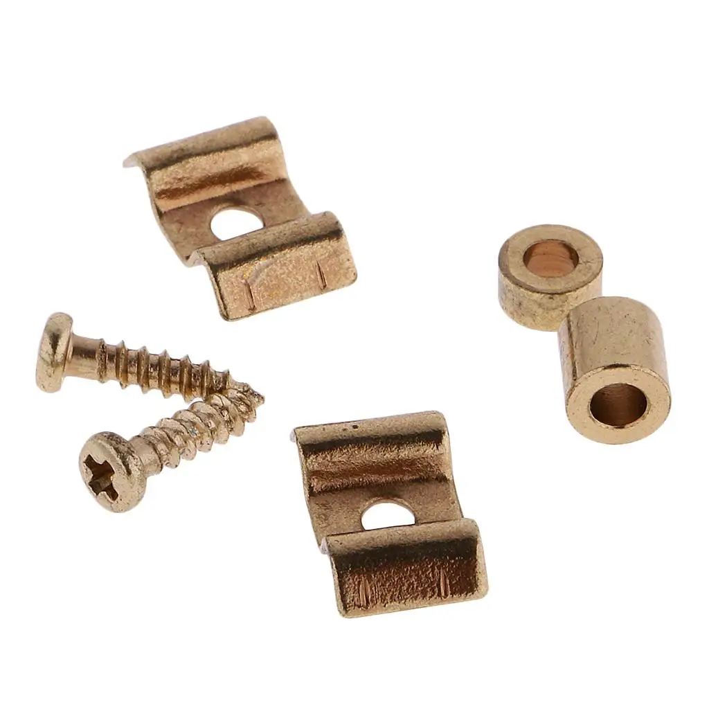 Electric Guitar String Tree Roller Guide Retainer Iron Zinc Alloy for Guitar Hard Case Maintenance