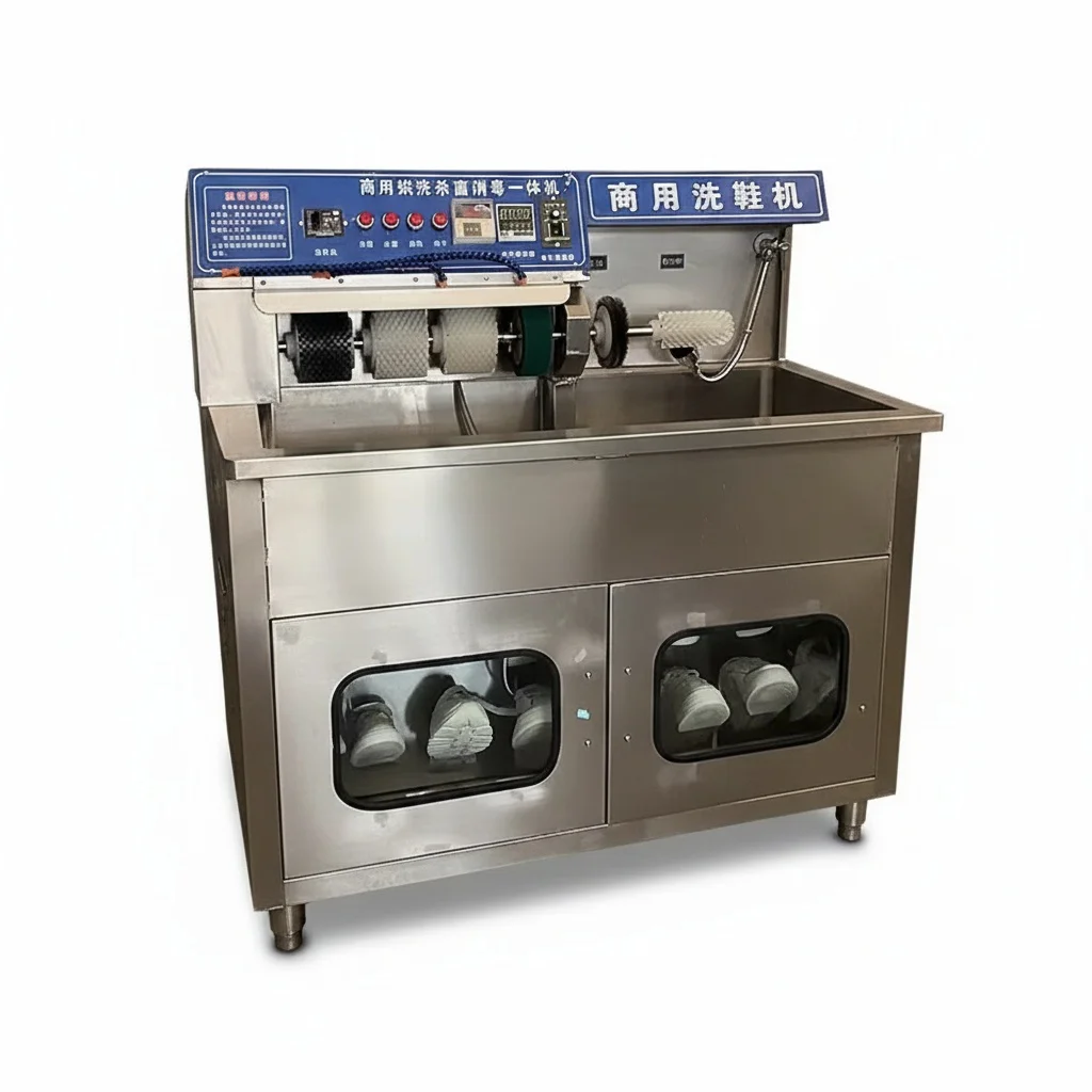 

Sneaker Cleaning Machine, 304 Stainless Steel Steam UV Shoes Washing Basin, Heavy Duty Industrial Shoe Washer and Dryer