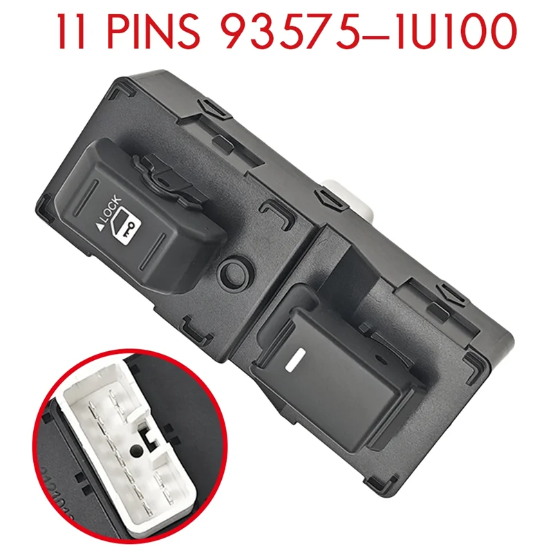 【ABUP】93575-3W100 93576-3W100 زر التحكم في رفع زجاج النافذة مفتاح التحكم في نافذة الطاقة