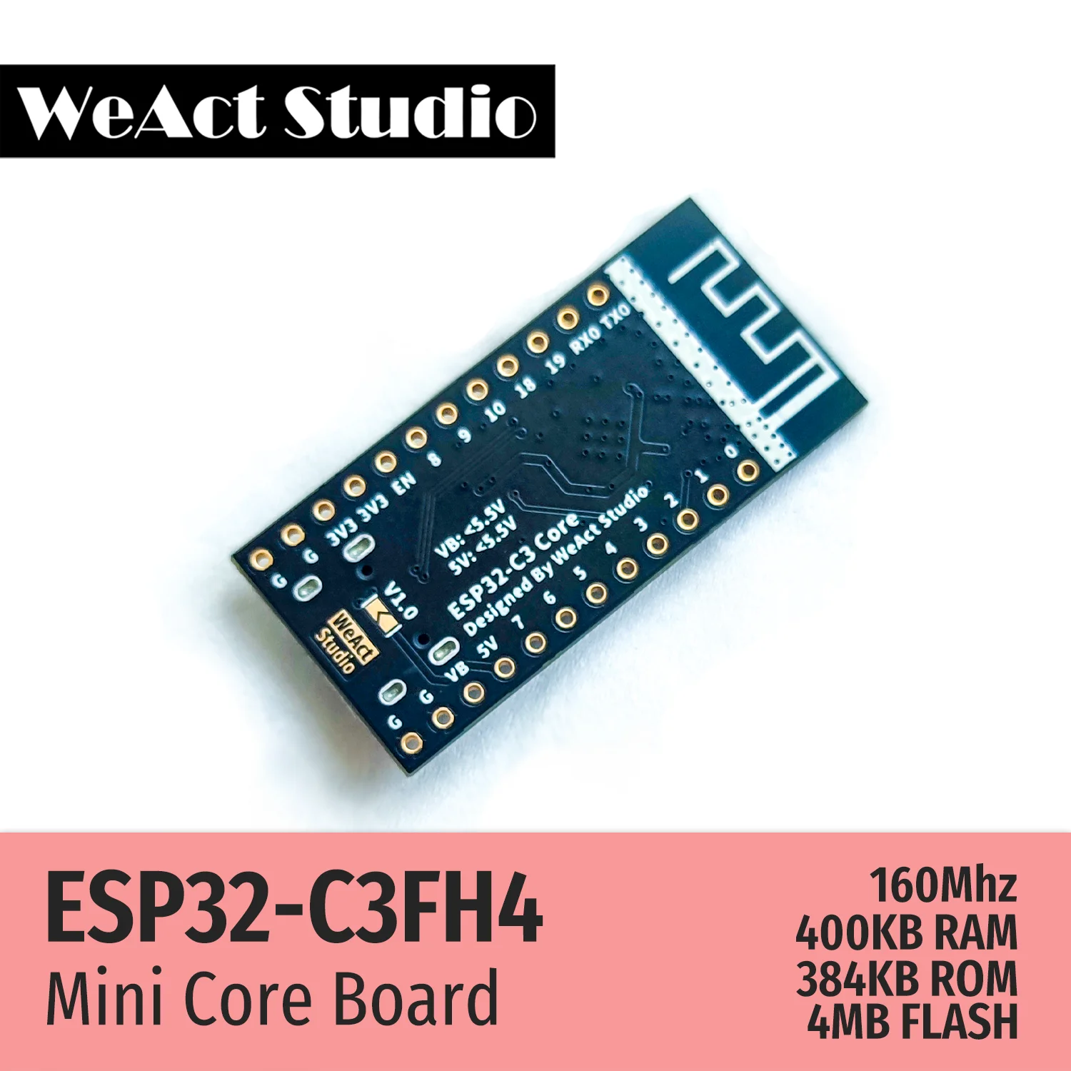 WeAct ESP32 ESP-32 ESP32C3 ESP32-C3FH4 Development Board Wireless WiFi Bluetooth-compatible Module Micropython