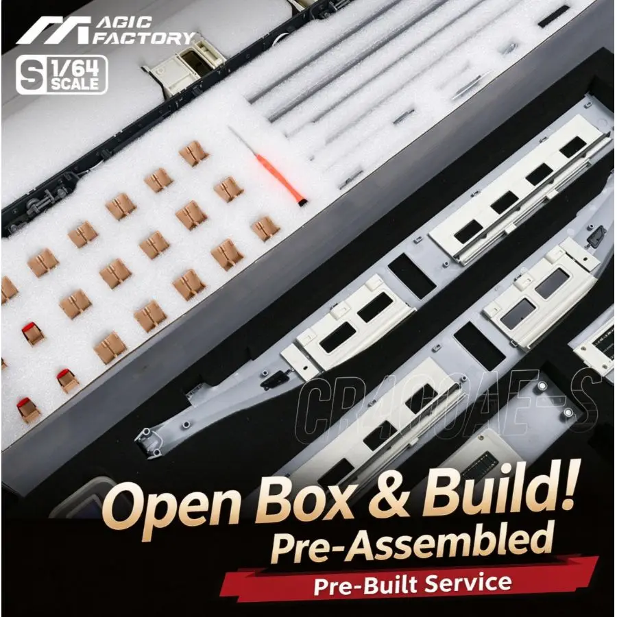 Magic Factory 8612 1/64 CR400AF-S Fuxing Intelligent EMU Pre-Built Model Kit