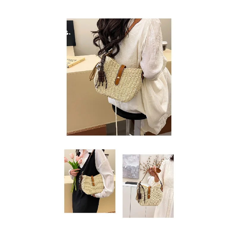 

Роскошная минималистичная сумка-мессенджер большой вместимости, однотонная для женщин, элегантный классический парижский дизайн