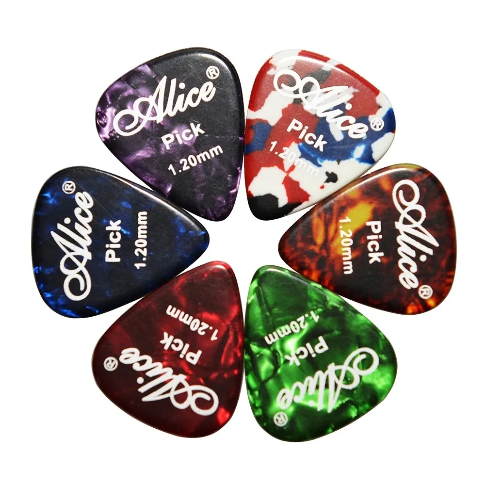 Púas para guitarra eléctrica, accesorios para guitarra acústica, 6 piezas, Plectrum 0,58/0,71/0,81/0,96/1,20/1,50mm de grosor