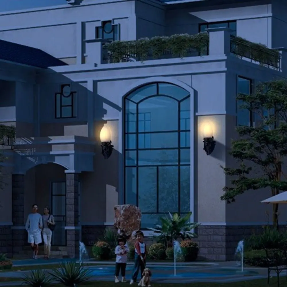 جديد 1.7*2 سنتيمتر دمية الجدار مصباح 12 فولت ABS المواد المعدنية الأبيض/الدافئة ضوء نموذج بيت الدمية حديقة ديكور حديقة ساحة مصباح ليد #5