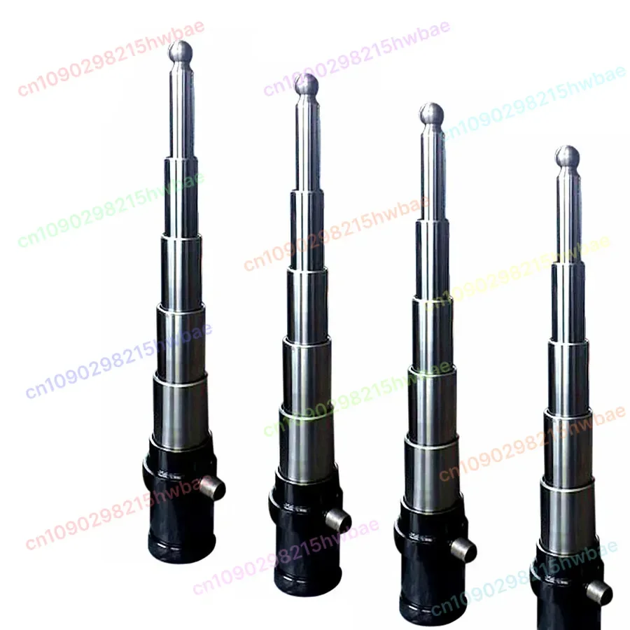 

High pressure dump trailer telescopic hydraulic cylinder for truck