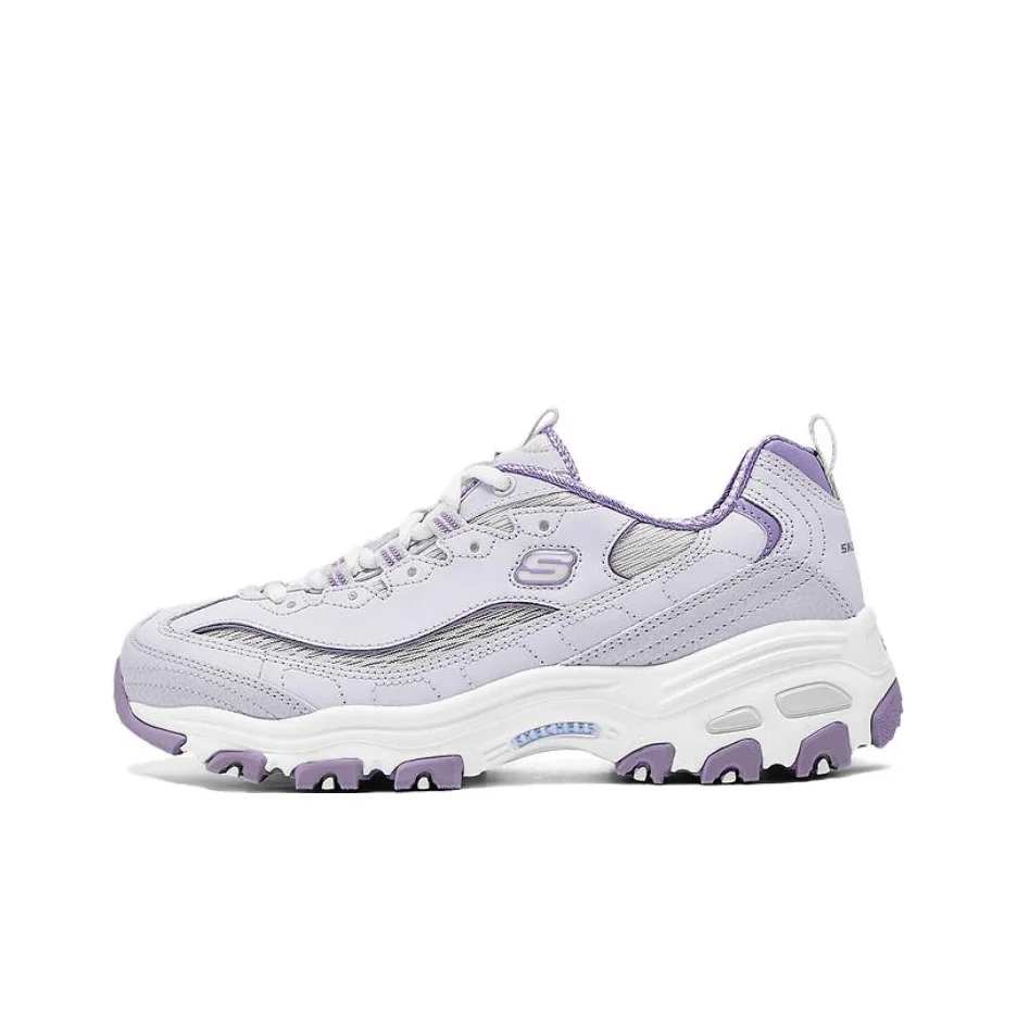 Skechers D'Lites 1.0 Low top Chunky Sneakers Women's Light Purple 150534-GYLV