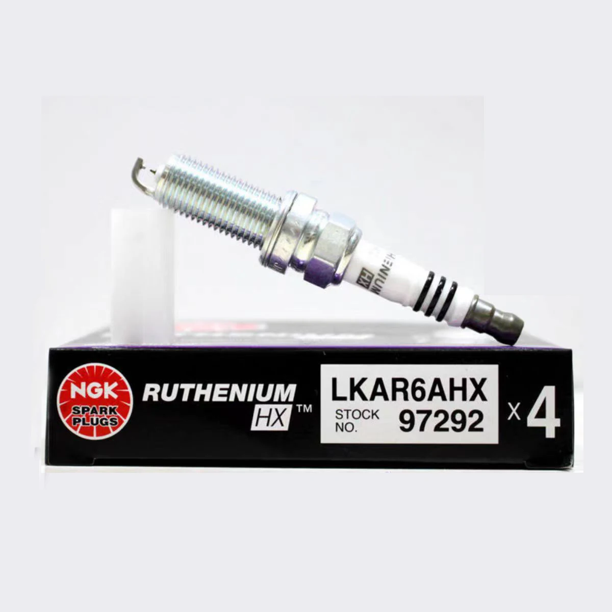 4pcs NGK Ruthenium Spark Plug LKAR6AHX 97292 Suitable For TOYOTA Engine Code 1ZR-FAE, 1ZR-FE, 2ZR-FE NISSAN QR25DE etc