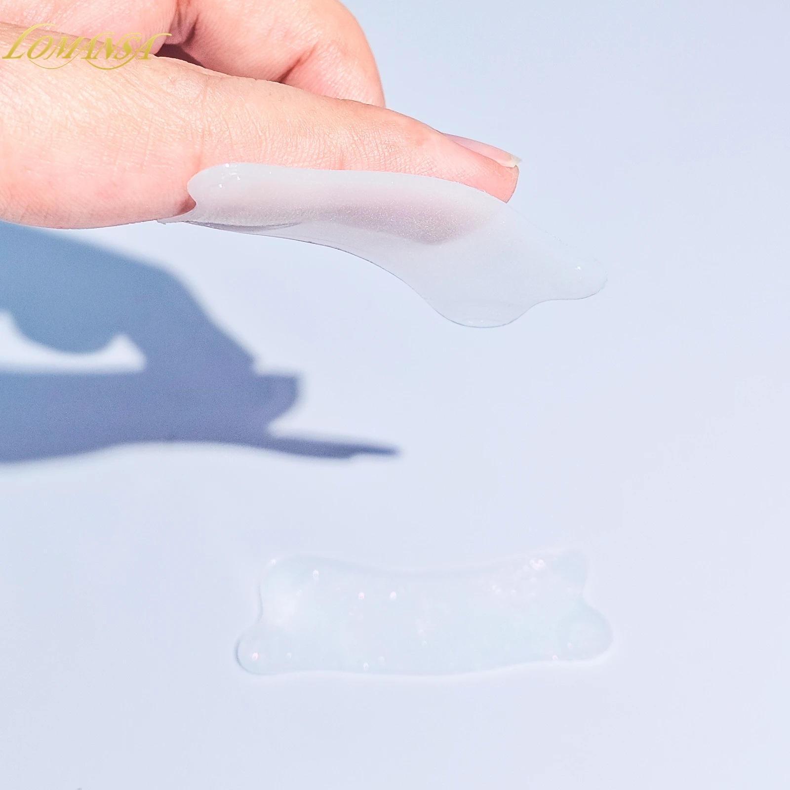 Lomansa réutilisable 1 paire ours collante coussinets pour les yeux coussinet de levage de cils Extension de cils Super collant sous les yeux Gel Patch santé outil de beauté