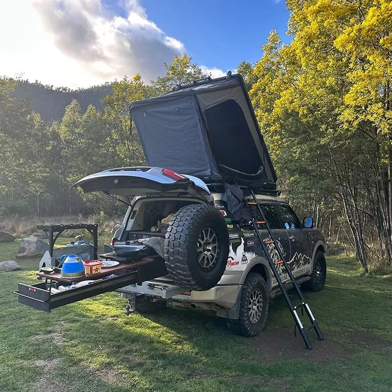 خفيفة الوزن مقاوم للماء الألومنيوم هارد شل على الطرق الوعرة على السطح خيمة سقف السيارة العلوي خيمة RTT لمغامرة التخييم 4x4 4WD