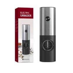 1/2 pcs Electric Automatic Salt and Pepper Grinder Set Led Light Grinder Set Spice Mill Adjustable Spices Grinder Kitchen Tools