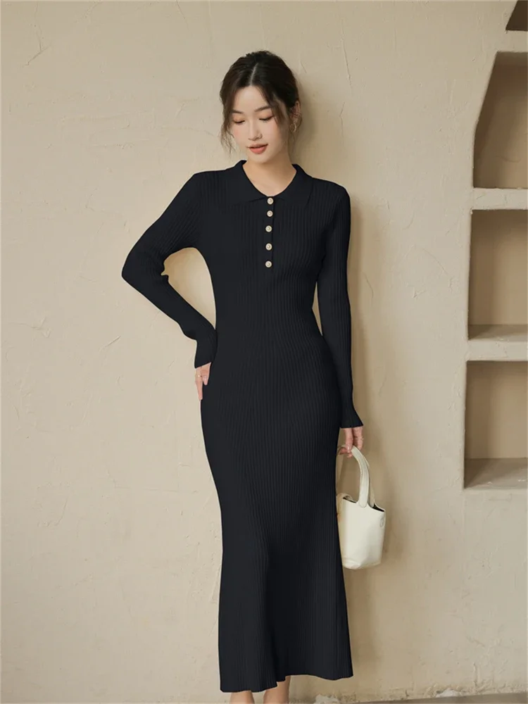 Vestidos Para Mujer Winter Sundress Long Dresses For Women Vintage Dress De Mujer Elegantes Vestido Feminino Traf Official Store