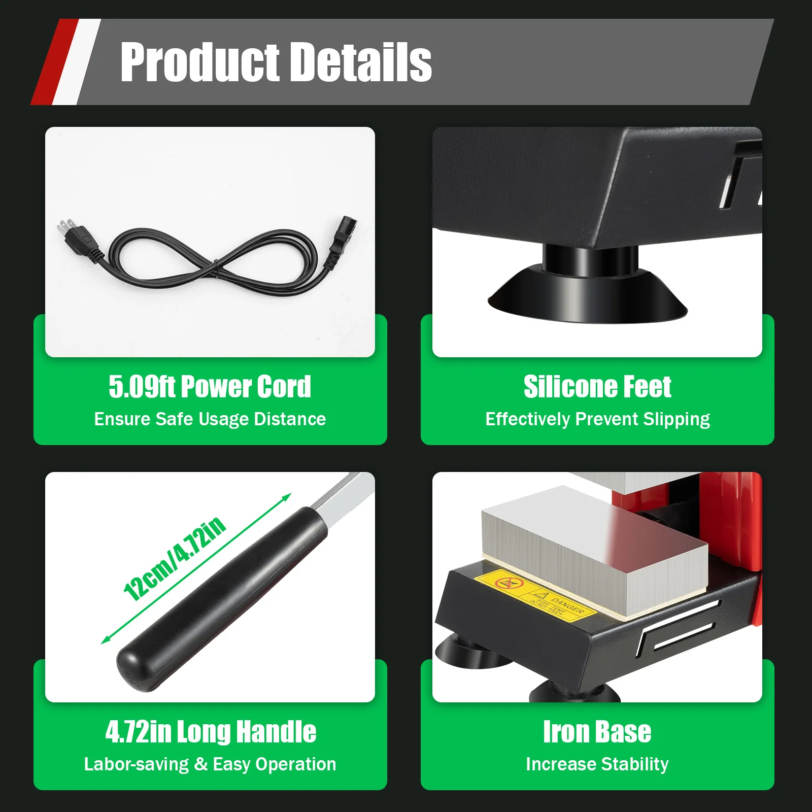 Professional Heat Press Machine - Superior Performance, Safety Features, and Simple Operation for High-Quality Transfers