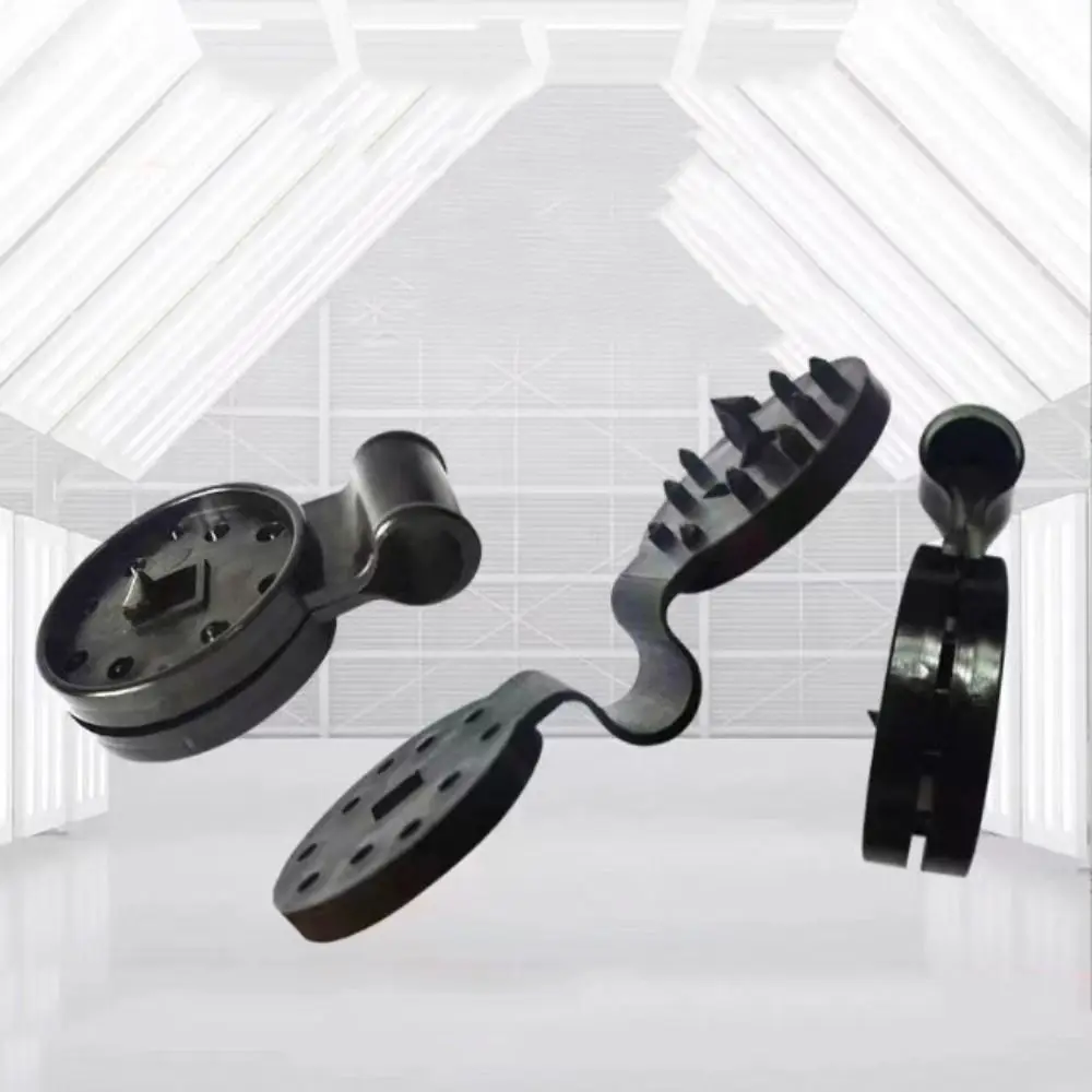 100 قطعة من البلاستيك شبكة ظلة تثبيت كليب قابلة لإعادة الاستخدام خاص هوك كليب للإزالة الأسود ظلة شبكة بطاقة كليب في الهواء الطلق #2