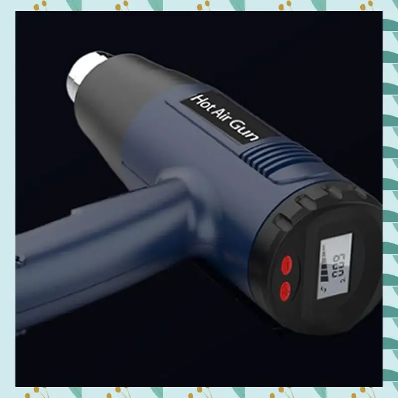 

A71P Air Dryer Digital Display Car Film Heat Gun For Welding Hot Air Machine, Shrink Packaging, Car Film US Plug