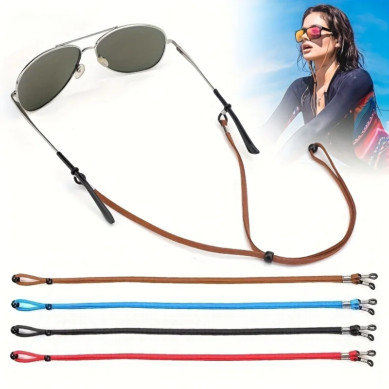 Adjustable Eyeglass Strap Anti Slip Glasses Lanyard Sunglasses Holder Neck Cord Eyewear Retainer String for Reading Glasses