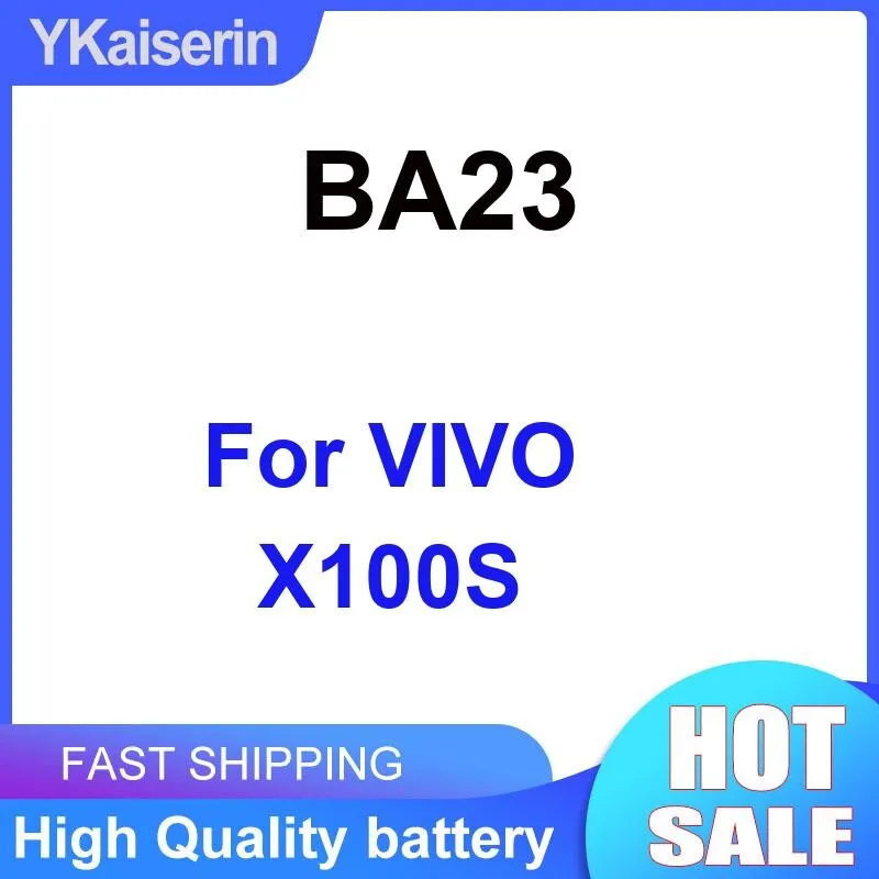 بطارية هاتف محمول قوية بإمداد طاقة ثابت بقدرة 2550 مللي أمبير في الساعة BA23 لهاتف Vivo X100S #1
