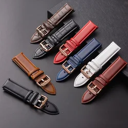 Genuine Leather Strap For Daniel Wellington Watch Band 12mm 13mm 14mm 17mm 18mm 19mm 20mm 22mm Men Women Universal Wristband