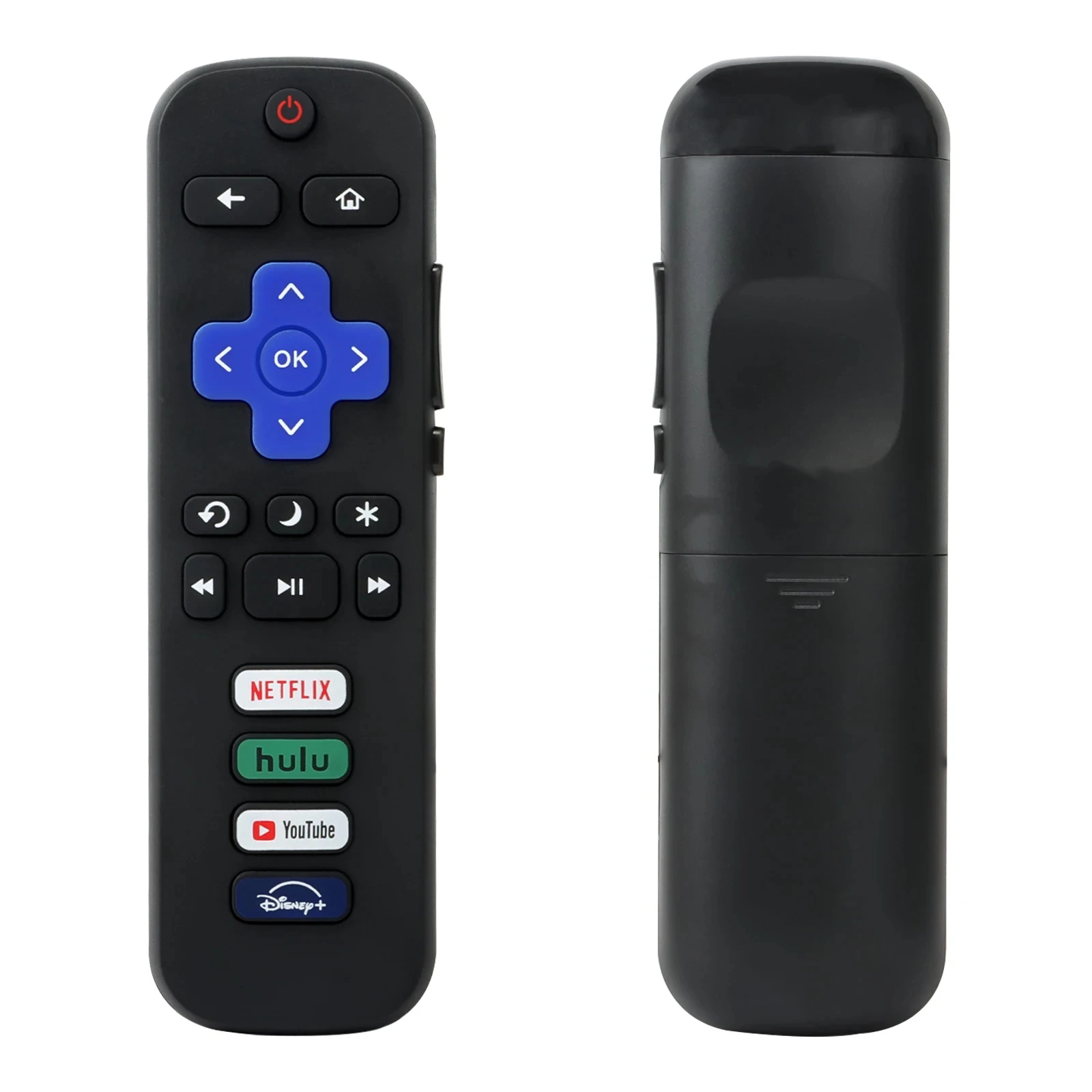 Universal Remote Control Use for Roku TV Controller with Shortcut Buttons Replacement Directly Use