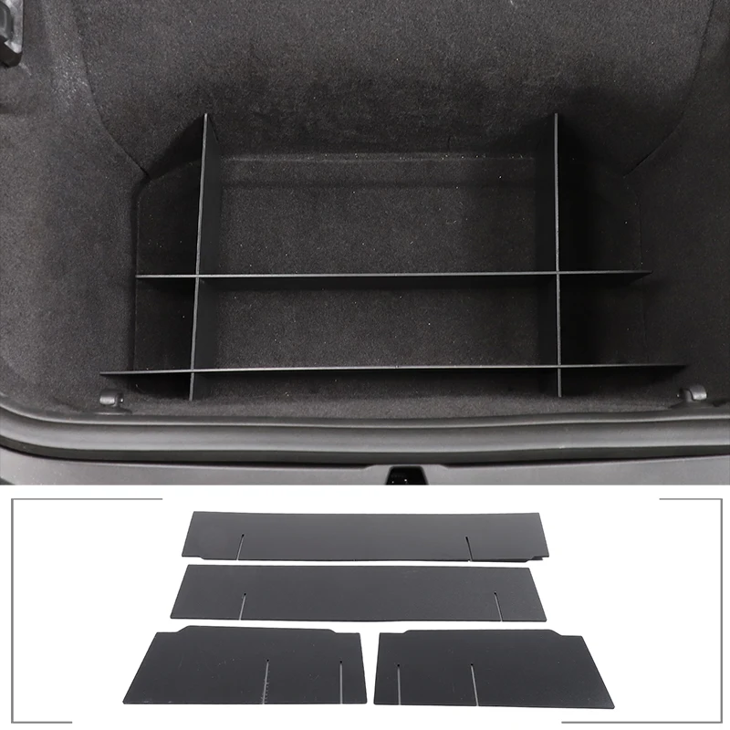 

Car Front Trunk Storage Divider Organizer Partition Plate for Chevrolet Corvette C8 2020-2023 ABS Auto Accessories