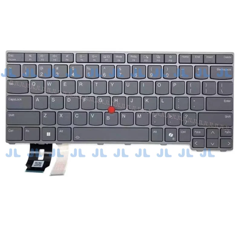 

JL 5N21M38372 New US Backlit Keyboard Gray For ThinkPad T14 P14s Gen 6 Laptop